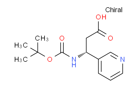 (R)-3-((tert-Butoxycarbonyl)amino)-3-(pyridin-3-yl)propanoic acid