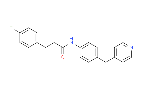AM238508 | 1377961-80-2 | 3-(4-Fluorophenyl)-N-(4-(pyridin-4-ylmethyl)phenyl)propanamide