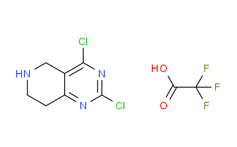 2,4-Dichloro-5,6,7,8-tetrahydropyrido[4,3-d]pyrimidine2,2,2-trifluoroacetate