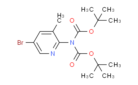 Di-tert-butyl [5-bromo-3-methylpyridin-2-yl]imidodicarbonate