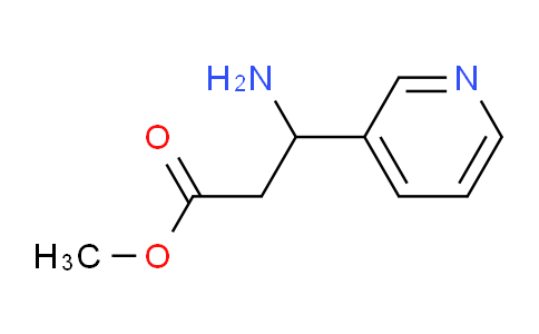 Methyl 3-amino-3-(pyridin-3-yl)propanoate