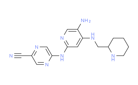 AM238665 | 1137476-49-3 | 5-((5-Amino-4-((piperidin-2-ylmethyl)amino)pyridin-2-yl)amino)pyrazine-2-carbonitrile