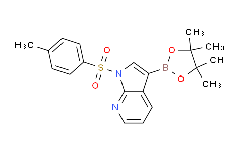 3-(4,4,5,5-Tetramethyl-1,3,2-dioxaborolan-2-yl)-1-tosyl-1H-pyrrolo[2,3-b]pyridine