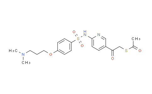 AM238748 | 940943-37-3 | S-(2-(6-(4-(3-(Dimethylamino)propoxy)phenylsulfonamido)pyridin-3-yl)-2-oxoethyl) ethanethioate