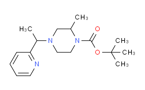 AM238787 | 1289386-27-1 | tert-Butyl 2-methyl-4-(1-(pyridin-2-yl)ethyl)piperazine-1-carboxylate