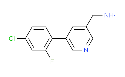 (5-(4-Chloro-2-fluorophenyl)pyridin-3-yl)methanamine