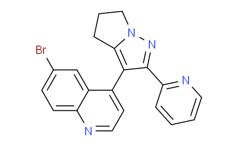 AM238862 | 476474-31-4 | 6-Bromo-4-(2-(pyridin-2-yl)-5,6-dihydro-4H-pyrrolo[1,2-b]pyrazol-3-yl)quinoline