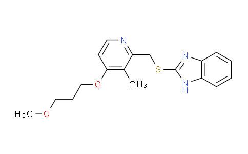 AM238881 | 117977-21-6 | 2-[[[4-(3-Methoxypropoxy)-3-methylpyridine-2-yl ]methyl]thio]-1H-benzimidazole
