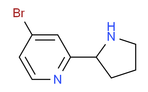 4-Bromo-2-(pyrrolidin-2-yl)pyridine
