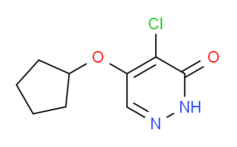 4-Chloro-5-(cyclopentyloxy)pyridazin-3(2H)-one