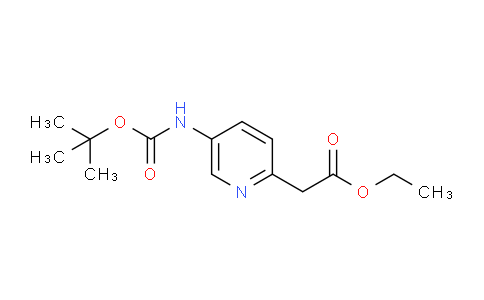 Ethyl 2-(5-((tert-butoxycarbonyl)amino)pyridin-2-yl)acetate