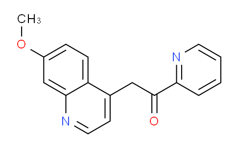 2-(7-Methoxyquinolin-4-yl)-1-(pyridin-2-yl)ethanone