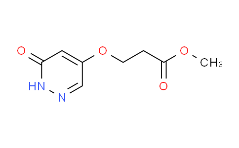 Methyl 3-((6-oxo-1,6-dihydropyridazin-4-yl)oxy)propanoate