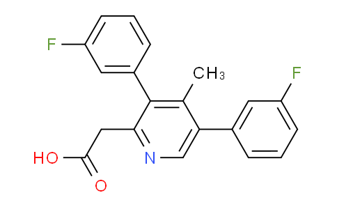 AM23898 | 1214385-49-5 | 2-(3,5-Bis(3-fluorophenyl)-4-methylpyridin-2-yl)acetic acid