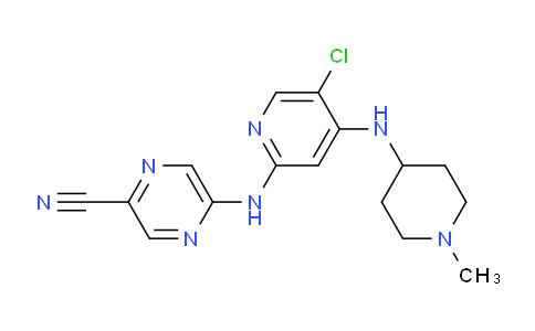AM239018 | 1137477-49-6 | 5-((5-Chloro-4-((1-methylpiperidin-4-yl)amino)pyridin-2-yl)amino)pyrazine-2-carbonitrile