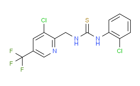 1-((3-Chloro-5-(trifluoromethyl)pyridin-2-yl)methyl)-3-(2-chlorophenyl)thiourea