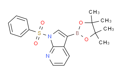 1-(Phenylsulfonyl)-3-(4,4,5,5-tetramethyl-1,3,2-dioxaborolan-2-yl)-1H-pyrrolo[2,3-b]pyridine