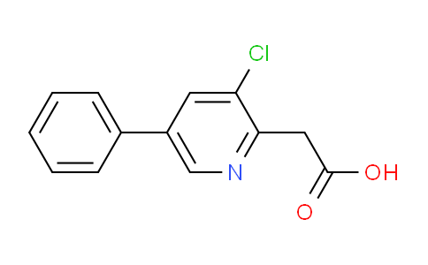 3-Chloro-5-phenylpyridine-2-acetic acid