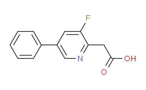 3-Fluoro-5-phenylpyridine-2-acetic acid