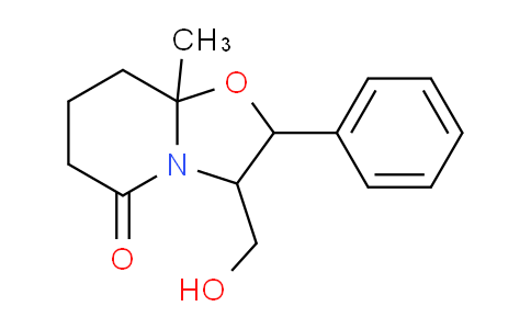 3-(Hydroxymethyl)-8a-methyl-2-phenyltetrahydro-2H-oxazolo[3,2-a]pyridin-5(3H)-one