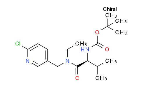 AM239125 | 1421020-30-5 | (S)-tert-Butyl (1-(((6-chloropyridin-3-yl)methyl)(ethyl)amino)-3-methyl-1-oxobutan-2-yl)carbamate