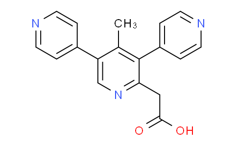 AM23925 | 1214369-19-3 | 2-(4-Methyl-3,5-di(pyridin-4-yl)pyridin-2-yl)acetic acid