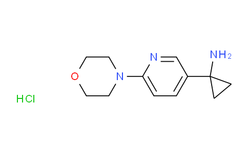 1-(6-Morpholinopyridin-3-yl)cyclopropanamine hydrochloride