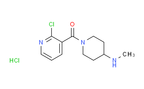 (2-Chloropyridin-3-yl)(4-(methylamino)piperidin-1-yl)methanone hydrochloride