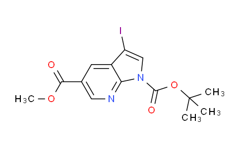 1-tert-Butyl 5-methyl 3-iodo-1H-pyrrolo[2,3-b]pyridine-1,5-dicarboxylate
