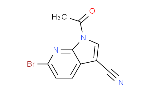 1-Acetyl-6-bromo-1H-pyrrolo[2,3-b]pyridine-3-carbonitrile