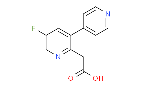 2-(5-Fluoro-3-(pyridin-4-yl)pyridin-2-yl)acetic acid