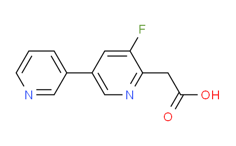 2-(3-Fluoro-5-(pyridin-3-yl)pyridin-2-yl)acetic acid