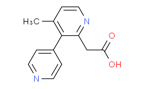 2-(4-Methyl-3-(pyridin-4-yl)pyridin-2-yl)acetic acid