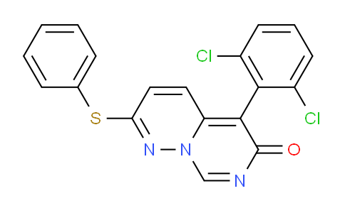 5-(2,6-Dichlorophenyl)-2-(phenylthio)-6H-pyrimido[1,6-b]pyridazin-6-one