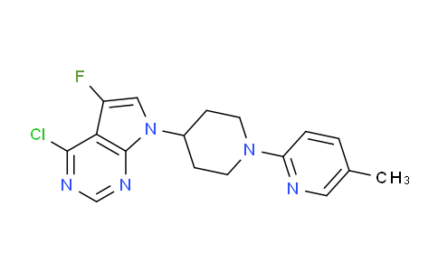 AM239493 | 1236284-55-1 | 4-Chloro-5-fluoro-7-(1-(5-methylpyridin-2-yl)piperidin-4-yl)-7H-pyrrolo[2,3-d]pyrimidine