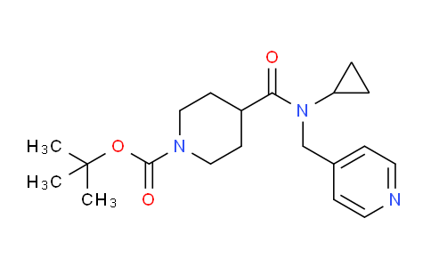 AM239521 | 1417793-49-7 | tert-Butyl 4-(cyclopropyl(pyridin-4-ylmethyl)carbamoyl)piperidine-1-carboxylate