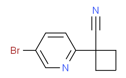 1-(5-Bromopyridin-2-yl)cyclobutanecarbonitrile