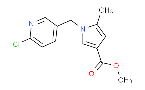 Methyl 1-((6-chloropyridin-3-yl)methyl)-5-methyl-1H-pyrrole-3-carboxylate