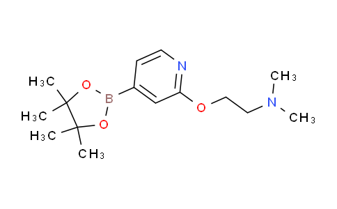 N,N-Dimethyl-2-((4-(4,4,5,5-tetramethyl-1,3,2-dioxaborolan-2-yl)pyridin-2-yl)oxy)ethanamine
