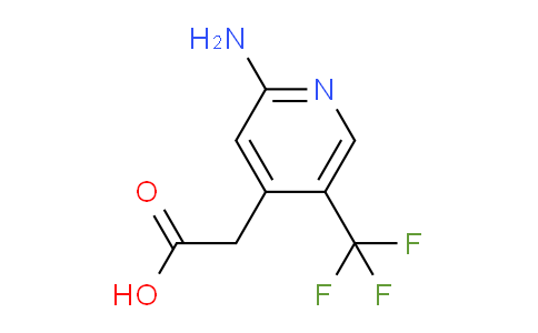 2-Amino-5-(trifluoromethyl)pyridine-4-acetic acid