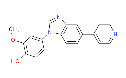 2-Methoxy-4-(5-(pyridin-4-yl)-1H-benzo[d]imidazol-1-yl)phenol