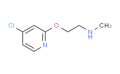 AM239715 | 1346708-17-5 | 2-((4-Chloropyridin-2-yl)oxy)-N-methylethanamine