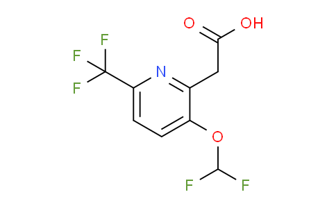 3-Difluoromethoxy-6-(trifluoromethyl)pyridine-2-acetic acid