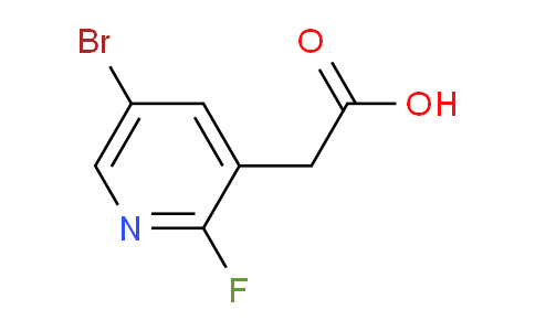 5-Bromo-2-fluoropyridine-3-acetic acid