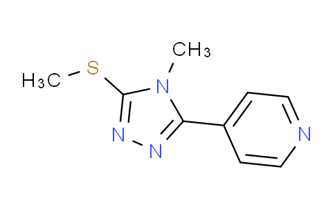 4-(4-Methyl-5-(methylthio)-4H-1,2,4-triazol-3-yl)pyridine