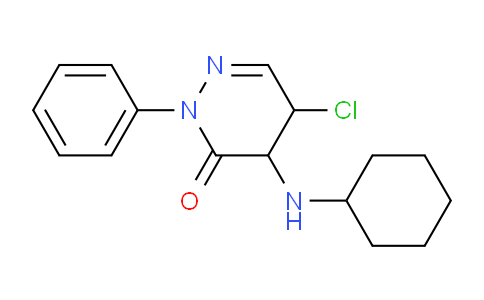 AM239888 | 92961-87-0 | 5-Chloro-4-(cyclohexylamino)-2-phenyl-4,5-dihydropyridazin-3(2H)-one