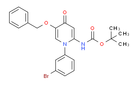 AM239898 | 1632286-20-4 | tert-Butyl (5-(benzyloxy)-1-(3-bromophenyl)-4-oxo-1,4-dihydropyridin-2-yl)carbamate