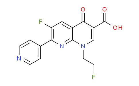 AM239914 | 99108-92-6 | 6-Fluoro-1-(2-fluoroethyl)-4-oxo-7-(pyridin-4-yl)-1,4-dihydro-1,8-naphthyridine-3-carboxylic acid