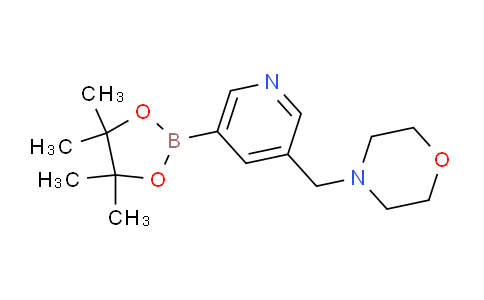 4-((5-(4,4,5,5-Tetramethyl-1,3,2-dioxaborolan-2-yl)pyridin-3-yl)methyl)morpholine