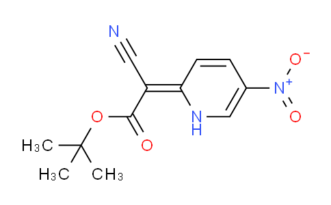 tert-Butyl 2-cyano-2-(5-nitropyridin-2(1H)-ylidene)acetate